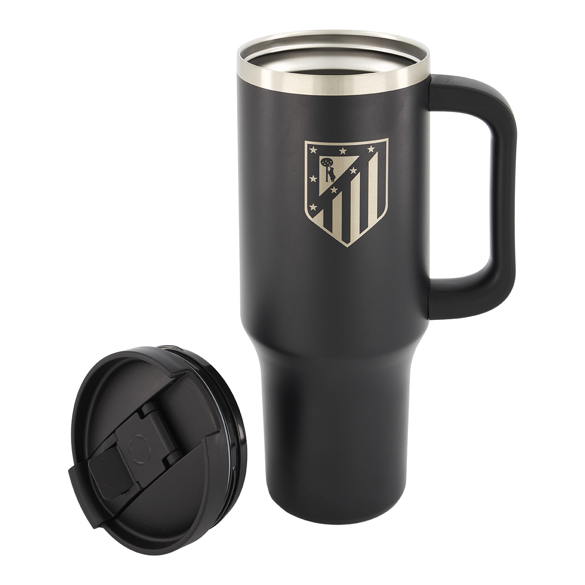 1.2 L Thermal Mug with Handle Black   image number null